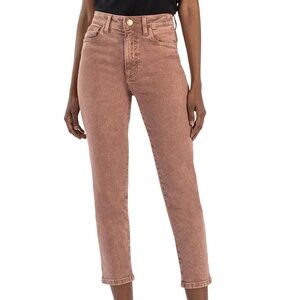 KUT from the Kloth Reese High Rise Ankle Straight Regular Hem Size 4